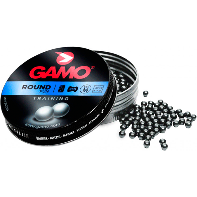 BALINES GAMO BOLAS ROUND CAL. 4,5MM (250 ud) (1)