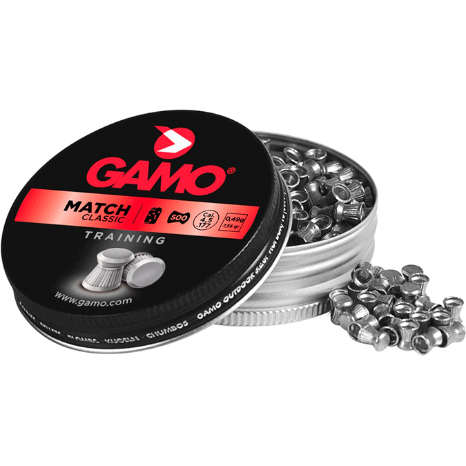 BALINES GAMO MATCH CAL. 4,5MM (500 ud) (1)