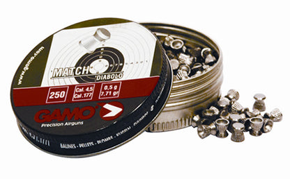 BALINES GAMO MATCH CAL. 5,5MM (250 ud)