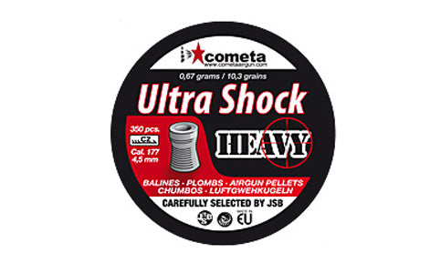 BALINES JSB ULTRA SHOCK HEAVY CAL. 4,5MM (350 ud)