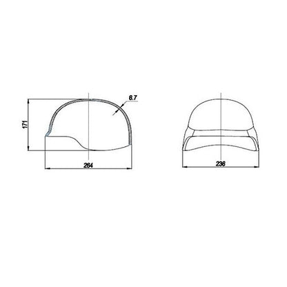 CASCO BALÍSTICO MICH TACTICAL NIJ IIIA+ V50 700 M/S (3)