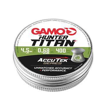 BALINES GAMO HUNTER TITAN SERIE ACCUTEK & Cal. 4.5mm (400 u)