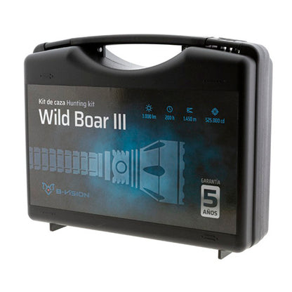 LINTERNA LED B-VISION WILD BOAR III CON KIT DE CAZA (6)