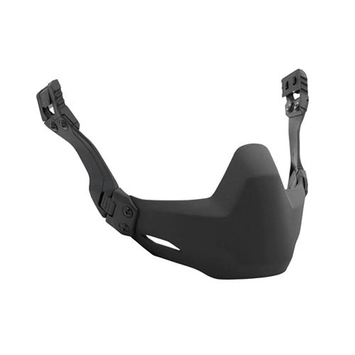 PROTECTOR DE MANDÍBULA PARA CASCO BALÍSTICO "ACH" CON RAÍLES & Black