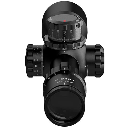 KAHLES K318i 3.5-18x50 CCW SKMR3 w-Left | Ultra-compact scope – Carbin