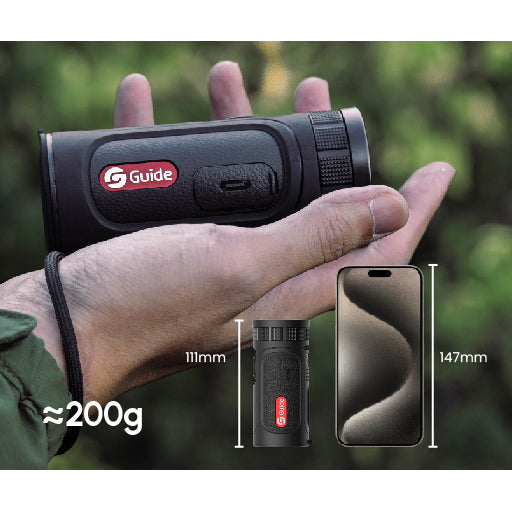 Monocular térmico AMOLED WiFi Guide TE211M 256x192 – Carbin