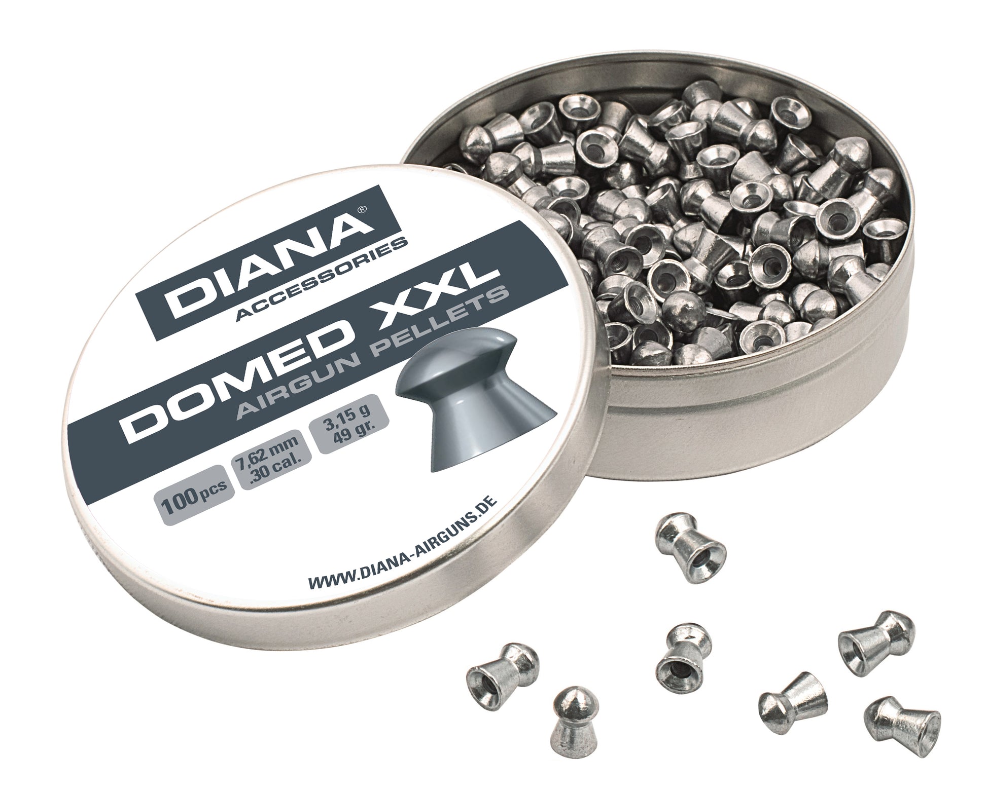 BALINES DIANA DOMED XXL 7,62 & Cal. 7.62mm