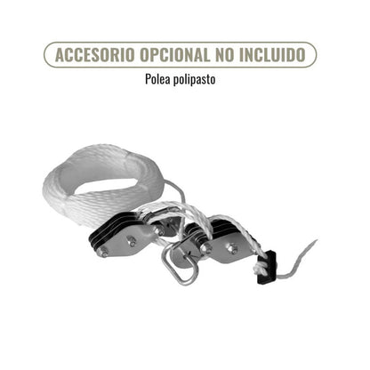COMEDERO AUTOMÁTICO HN + BIDON 60 LITROS + ASA DE FORJA PARA COLGAR (3)